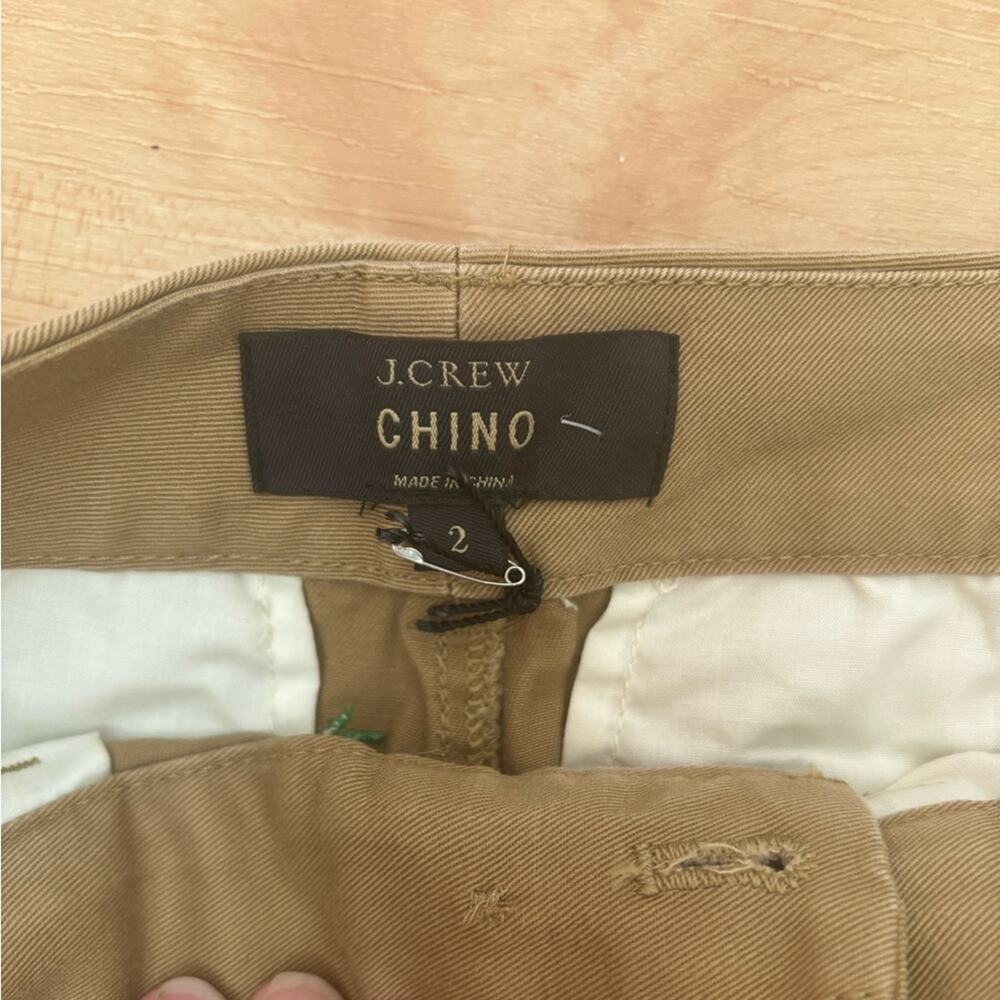 J.Crew Chino Women's Khakis Summer Shorts Embroidered Palm Trees Small Sz 2 $80 - Picture 4 of 8